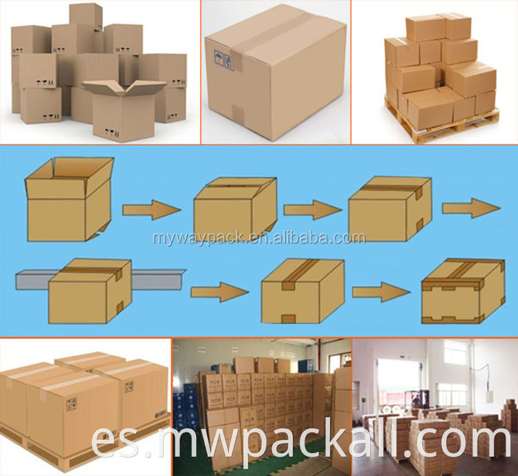 Máquina de sellado automático de caja de caja de caja de cartón de alta eficiencia